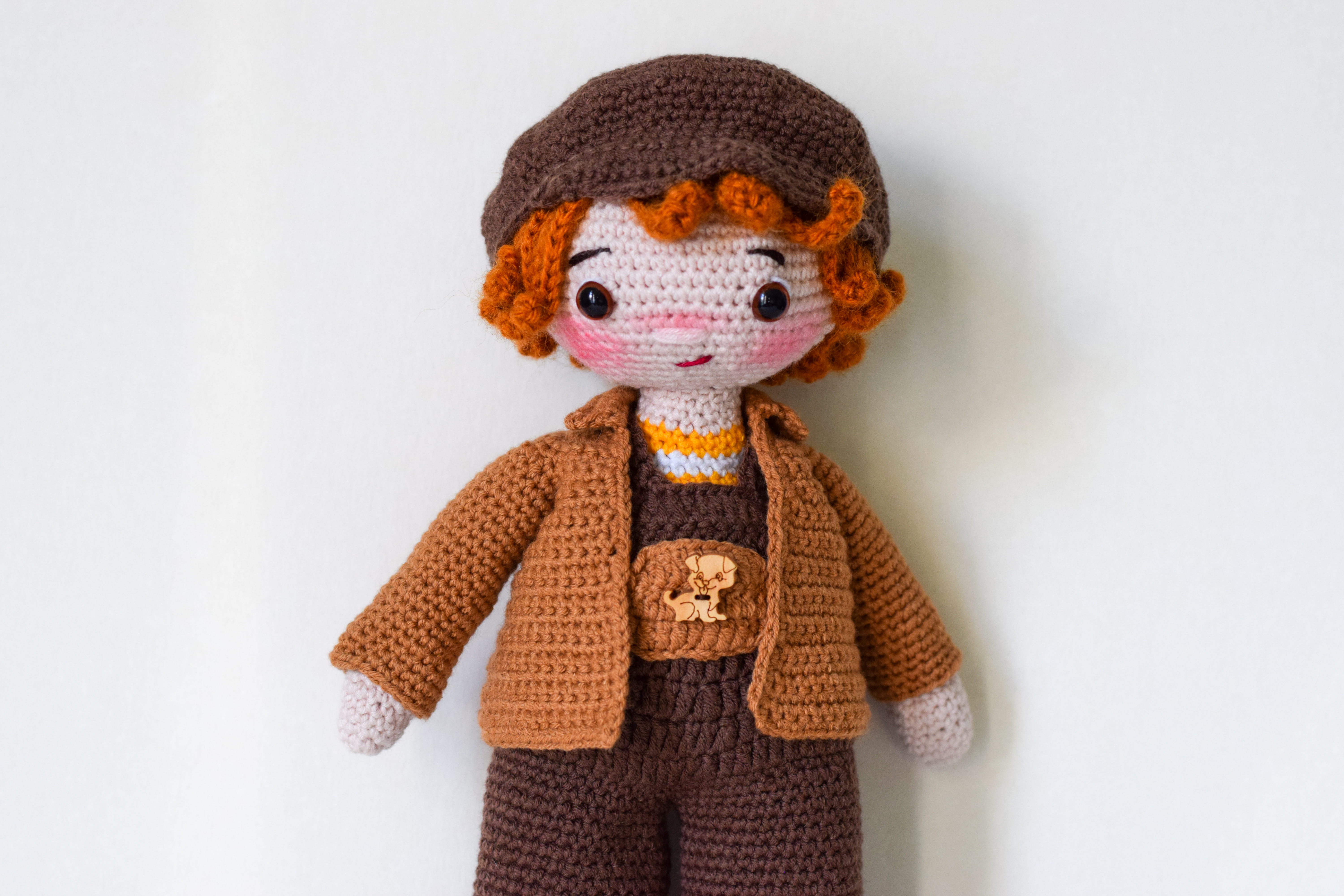 Плетета кукла Йоан, амигуруми,  ръчна изработка 