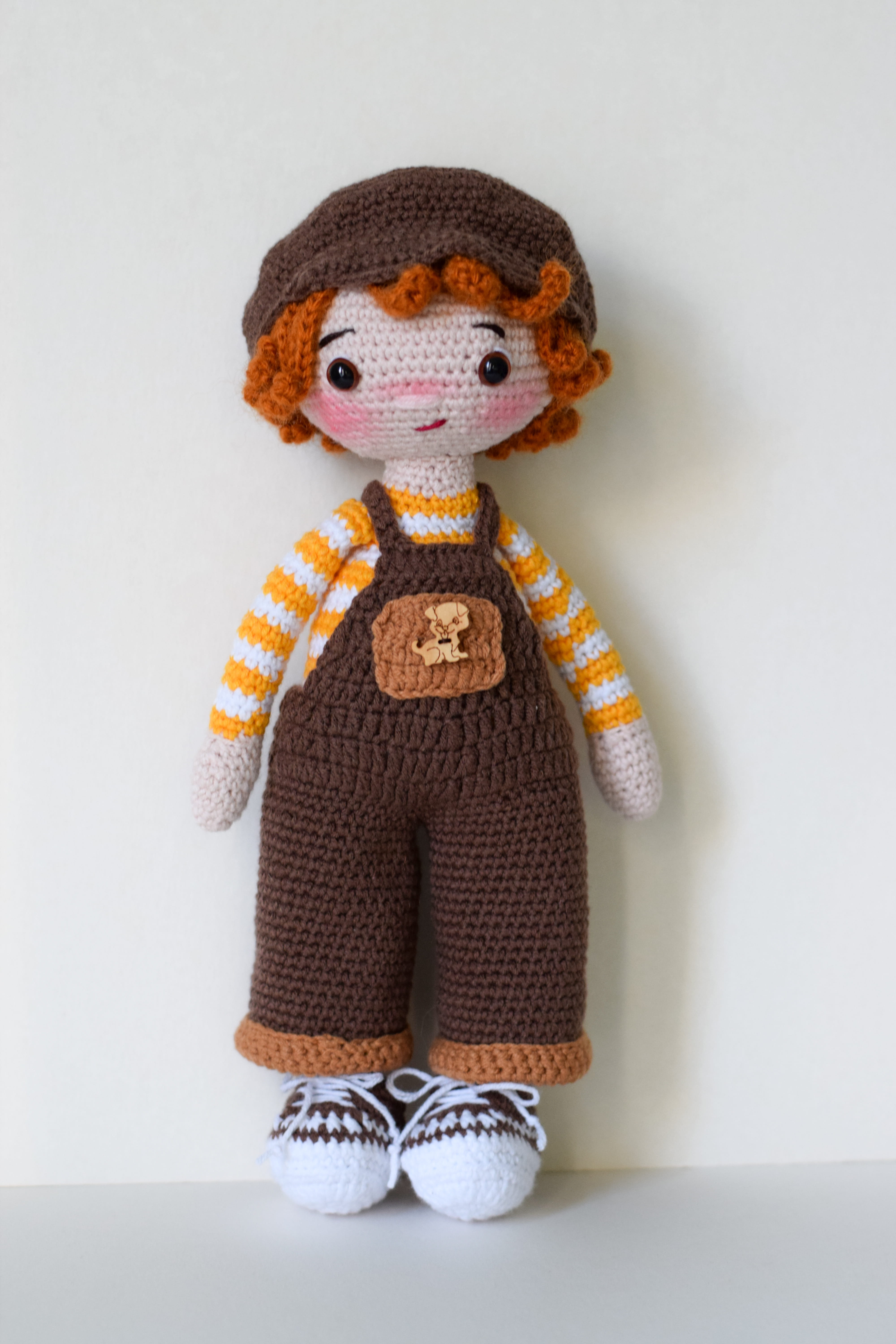 Плетета кукла Йоан, амигуруми,  ръчна изработка 