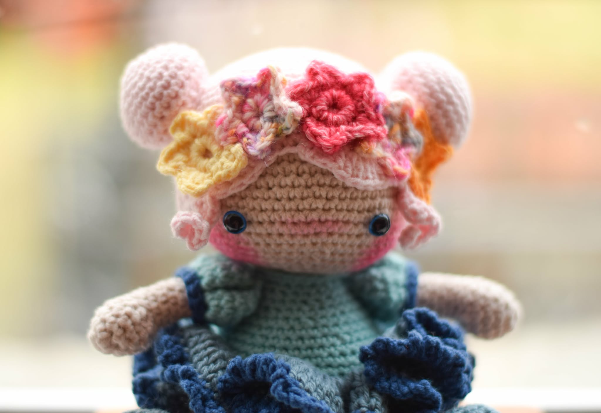 Плетена кукла Ивайла, амигуруми,  ръчна изработка 