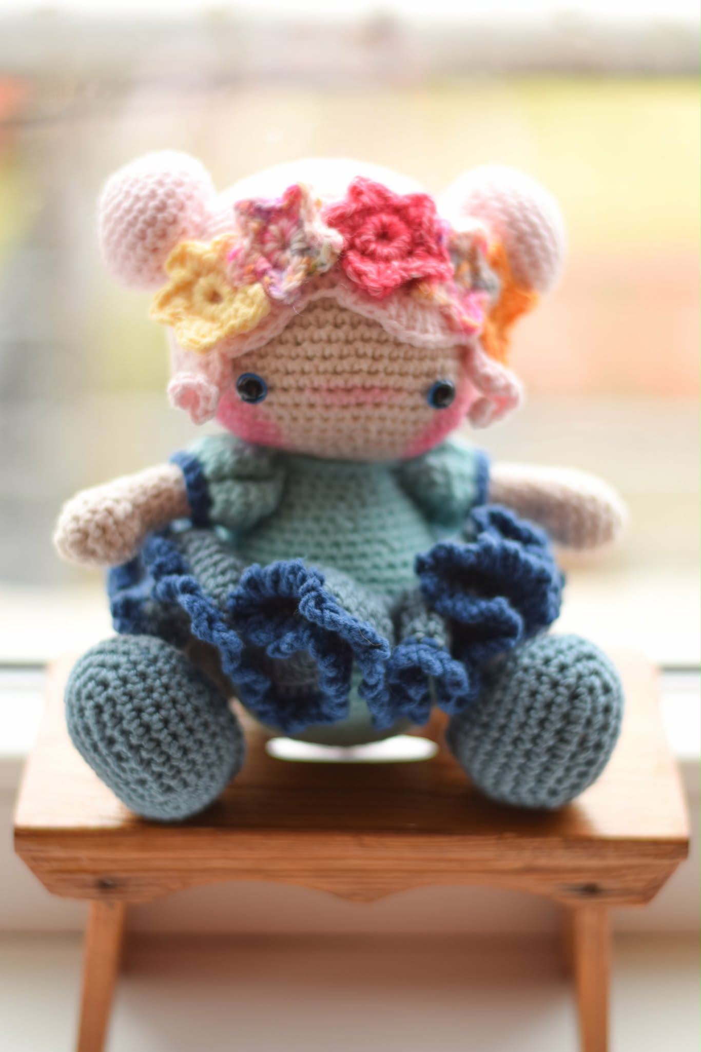 Плетена кукла Ивайла, амигуруми,  ръчна изработка 