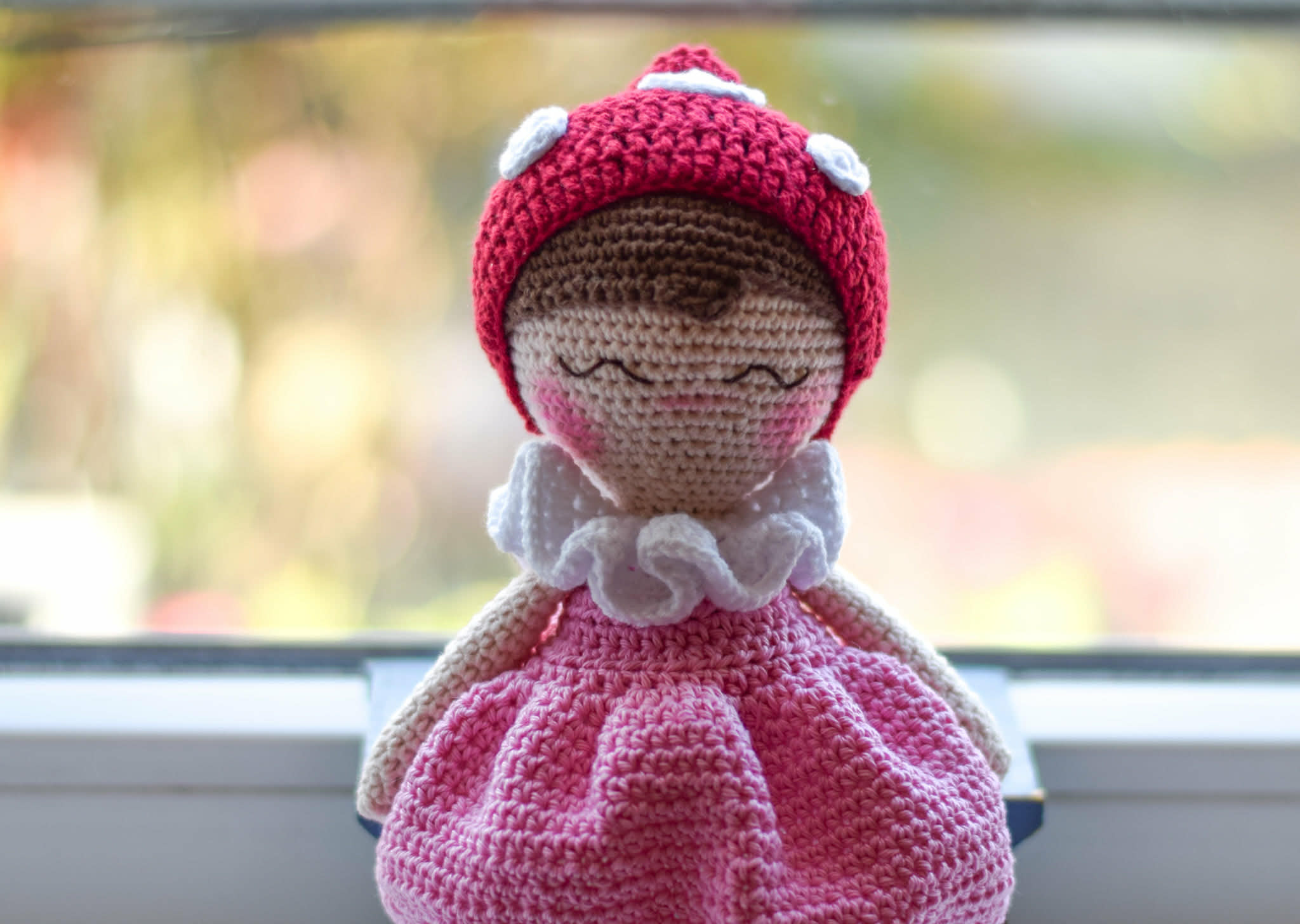 Плетена кукла Лилия, амигуруми,  ръчна изработка 